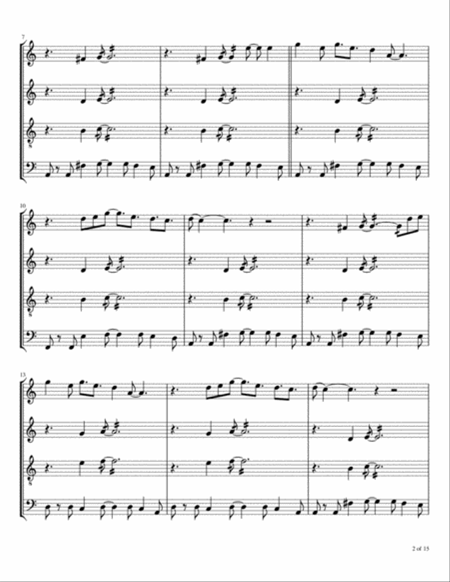Pretzel Logic Pretzel Logic Woodwind Quartet scores gallery preview page 3