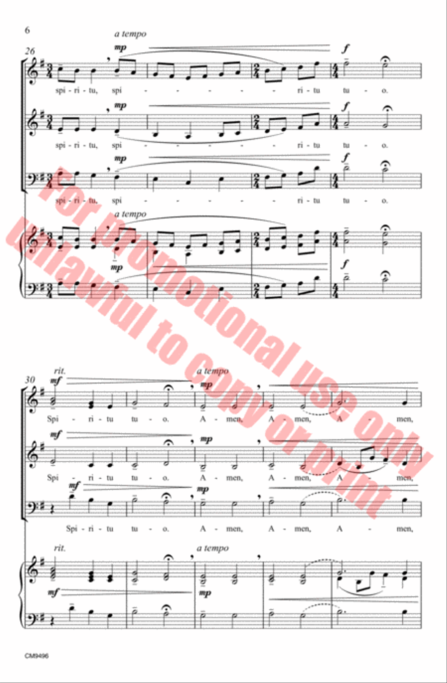 Dominus Vobiscum 3-Part scores gallery preview page 7