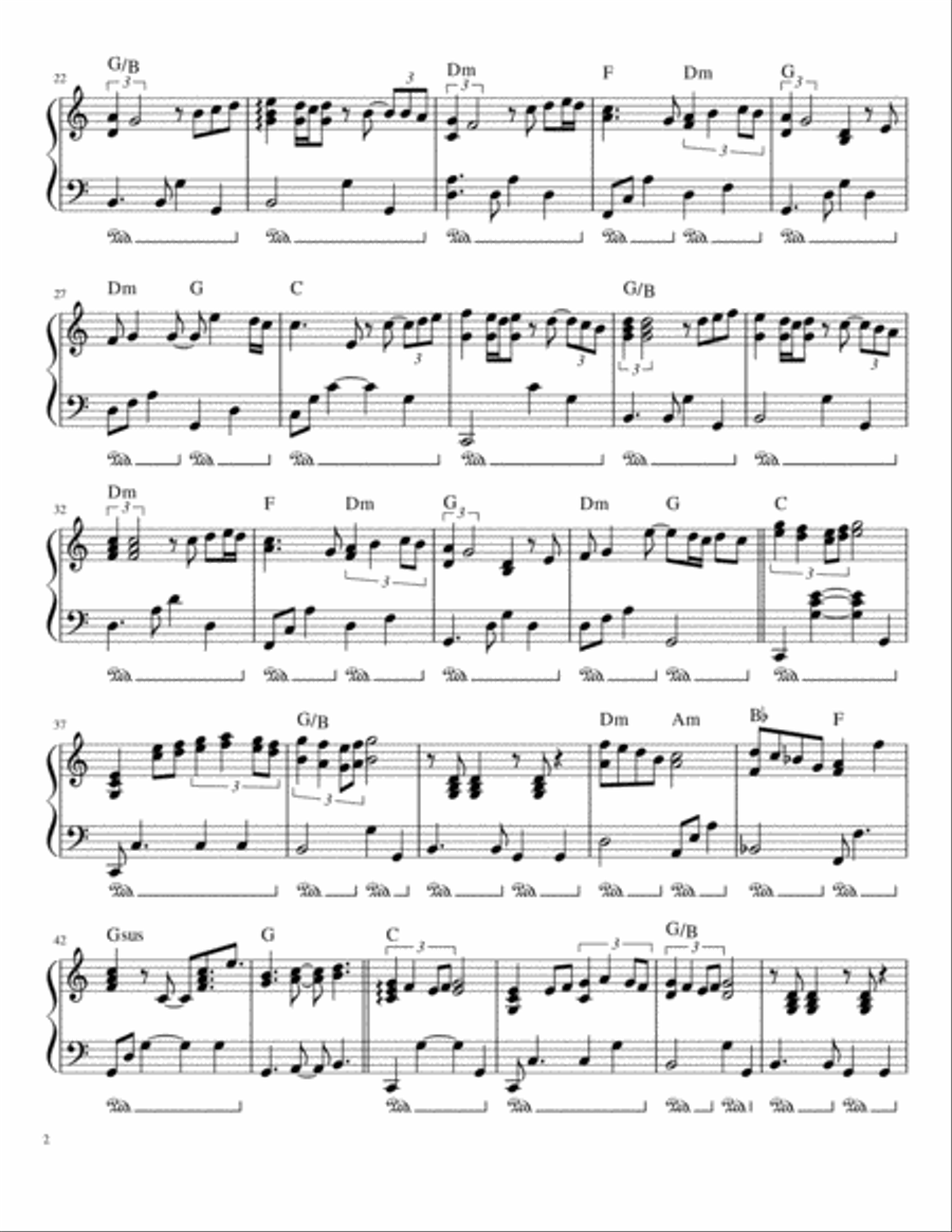 Burbujas De Amor Burbujas De Amor Piano Solo scores gallery preview page 2