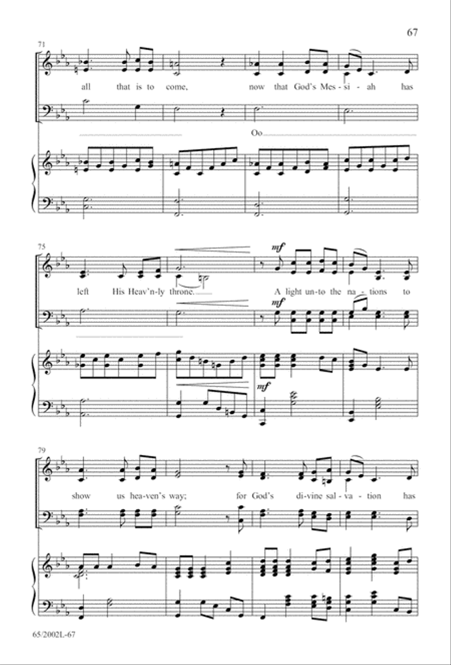 And This Shall Be a Sign And This Shall Be a Sign 4-Part scores gallery preview page 68