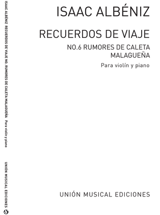 Book cover for Malaguena From Rumores De La Caleta