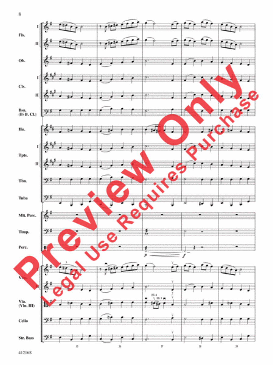 Tidings of Comfort and Joy! Full Orchestra scores gallery preview page 9