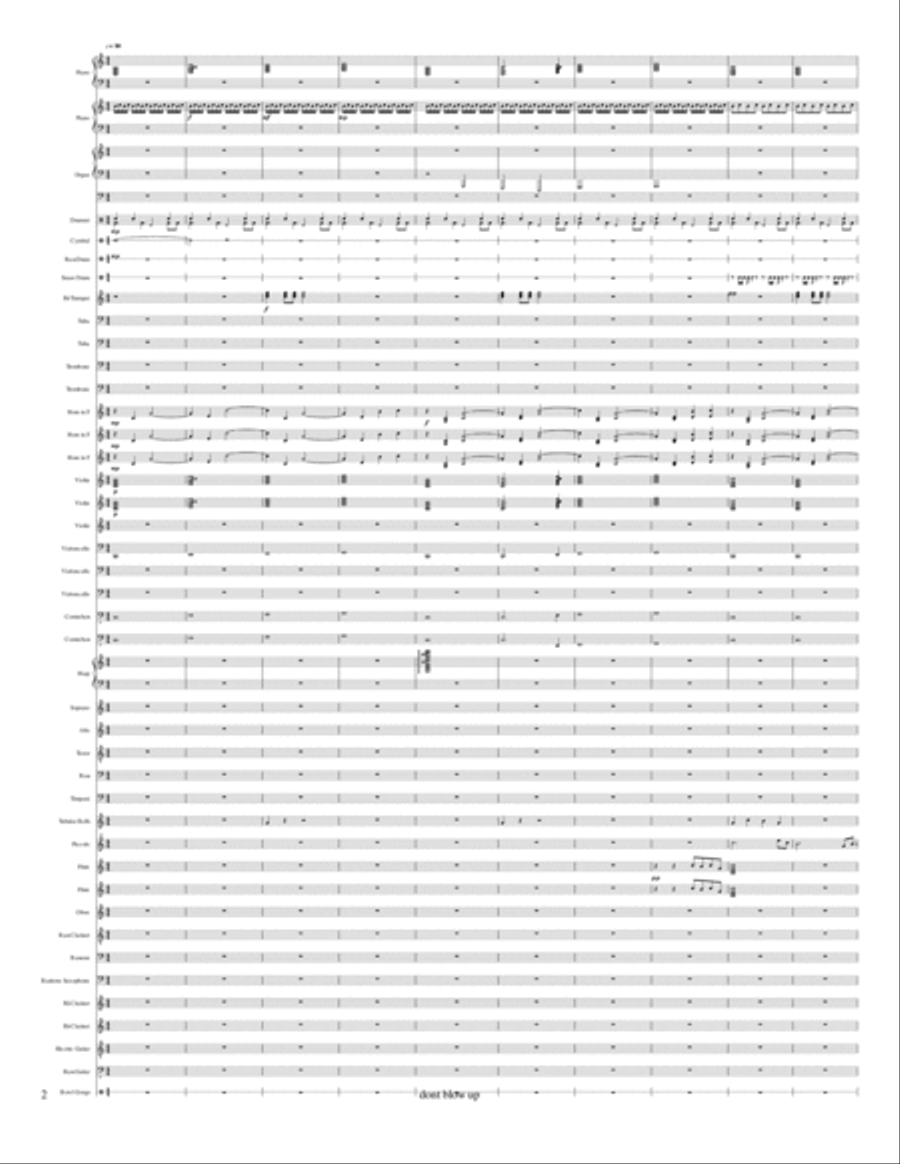 Blue Flower Concert Band scores gallery preview page 2