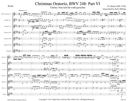Christmas Oratorio - Choral from Part VI image number null