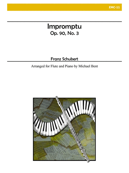 Impromptu, Op. 90, No. 3 for Flute and Piano image number null