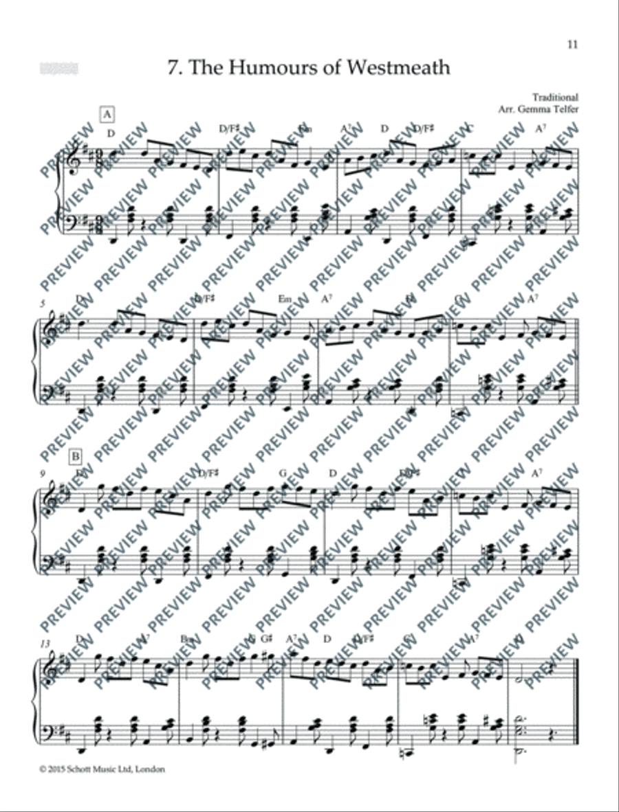 Irish Folk Tunes for Accordion Accordion scores gallery preview page 12