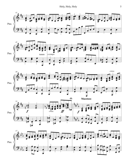 Four Hymns for Piano Solo image number null
