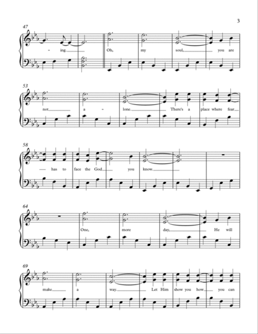 Oh My Soul Piano Solo scores gallery preview page 3