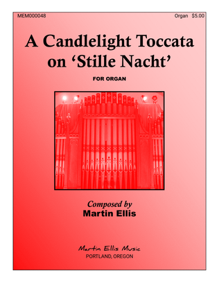 Book cover for A Candlelight Toccata on "Stille Nacht"