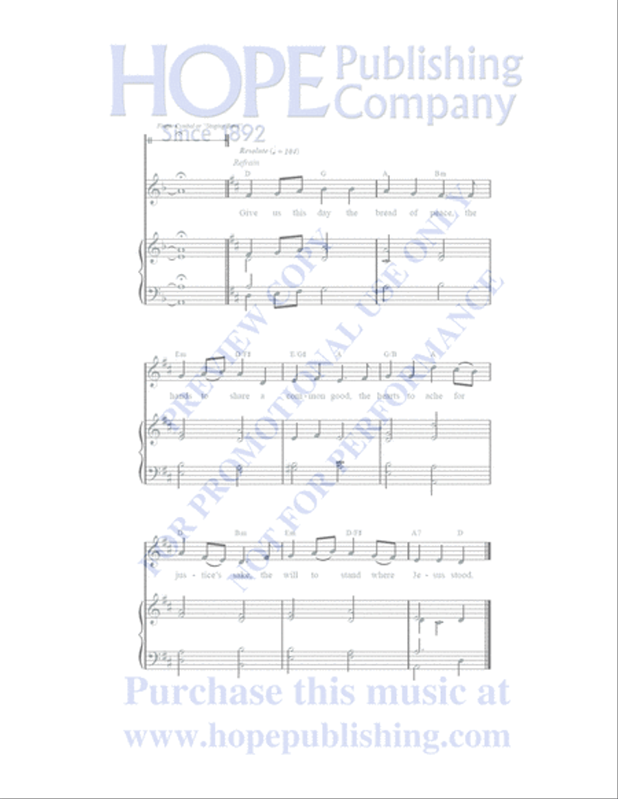 A Place at the Table Choir scores gallery preview page 29