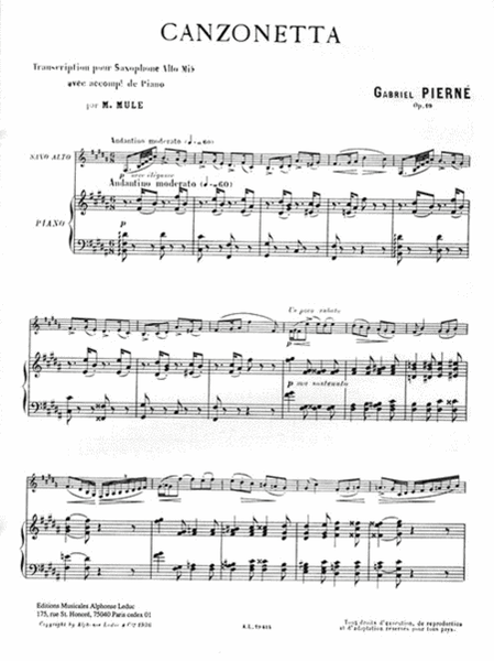 Canzonette, Op. 19