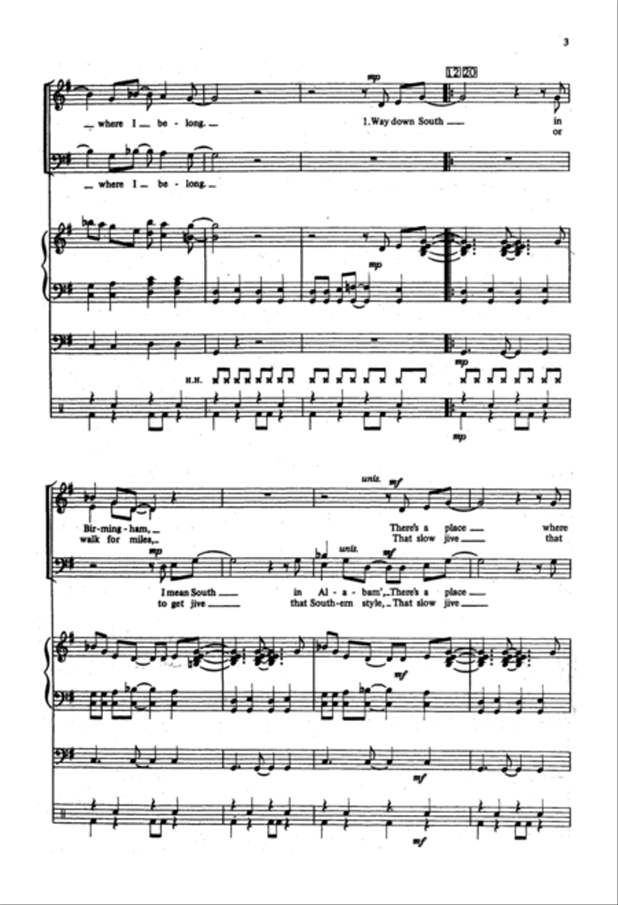 Tuxedo Junction Tuxedo Junction Divisi scores gallery preview page 3