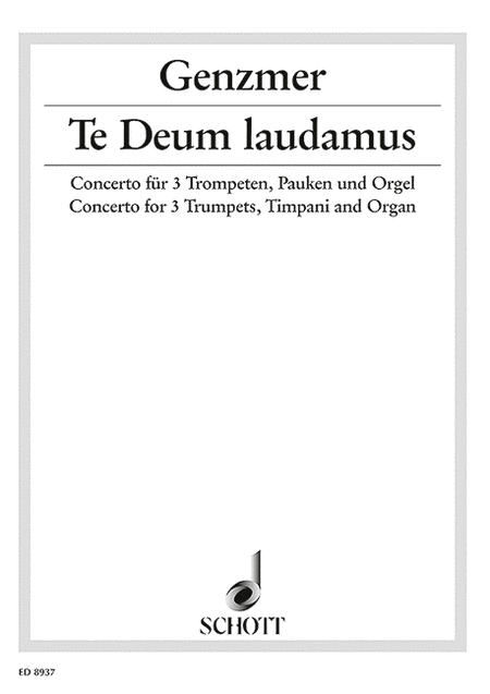 Te Deum Laudamus 3tpt/timp/org