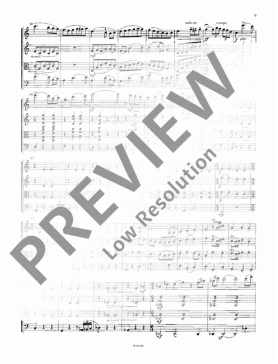 Eine kleine Lachmusik String Quartet scores gallery preview page 10