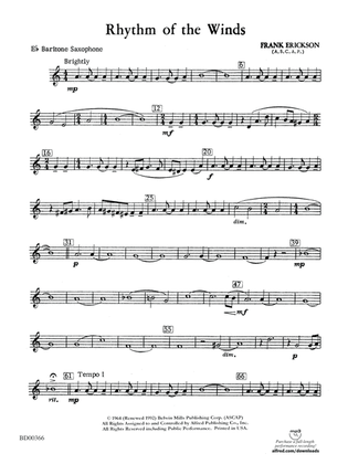 Rhythm of the Winds: E-flat Baritone Saxophone