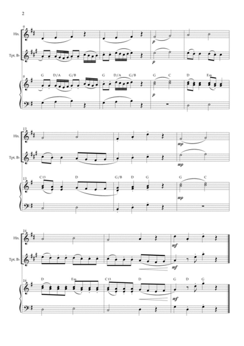 Serenade in G major, K. 525 / Eine kleine Nachtmusik /A Little Night Music - Trumpet, Horn Chords image number null