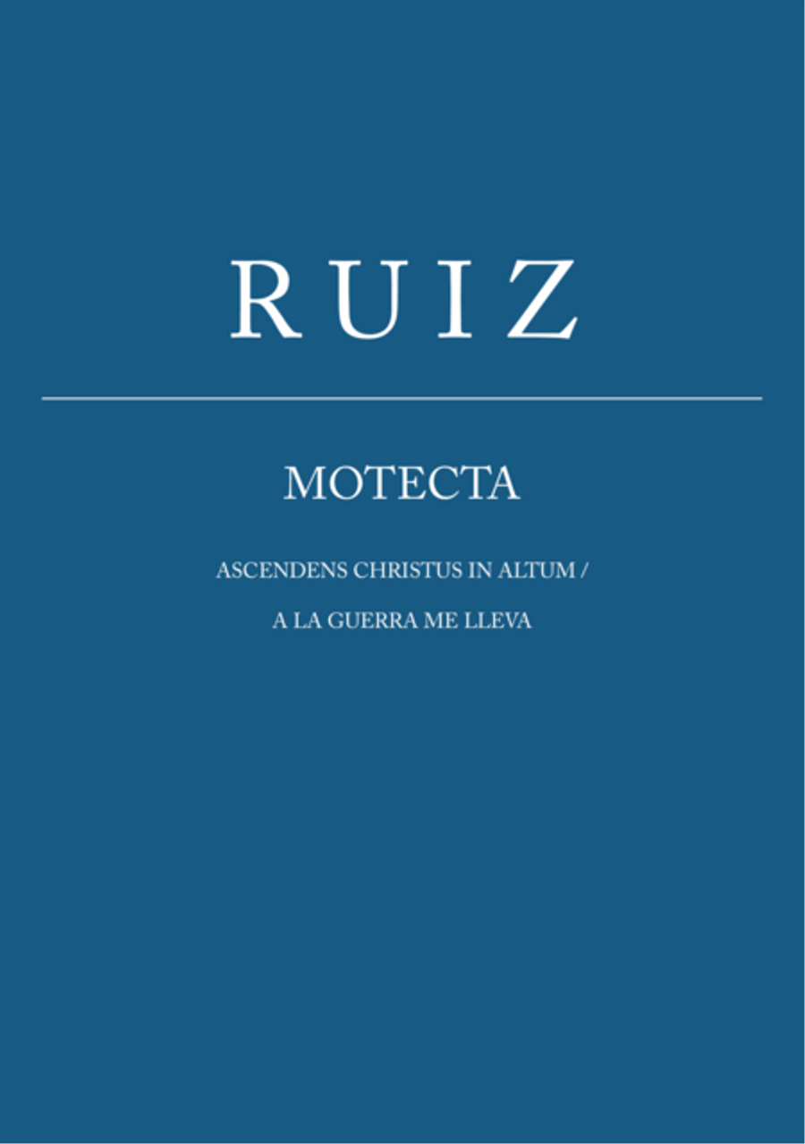 Ascendens Christus in altum / A la guerra me lleva SA scores gallery preview page 1