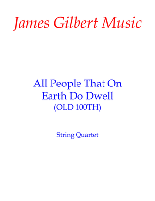 Book cover for All People That On Earth Do Dwell (OLD 100TH)