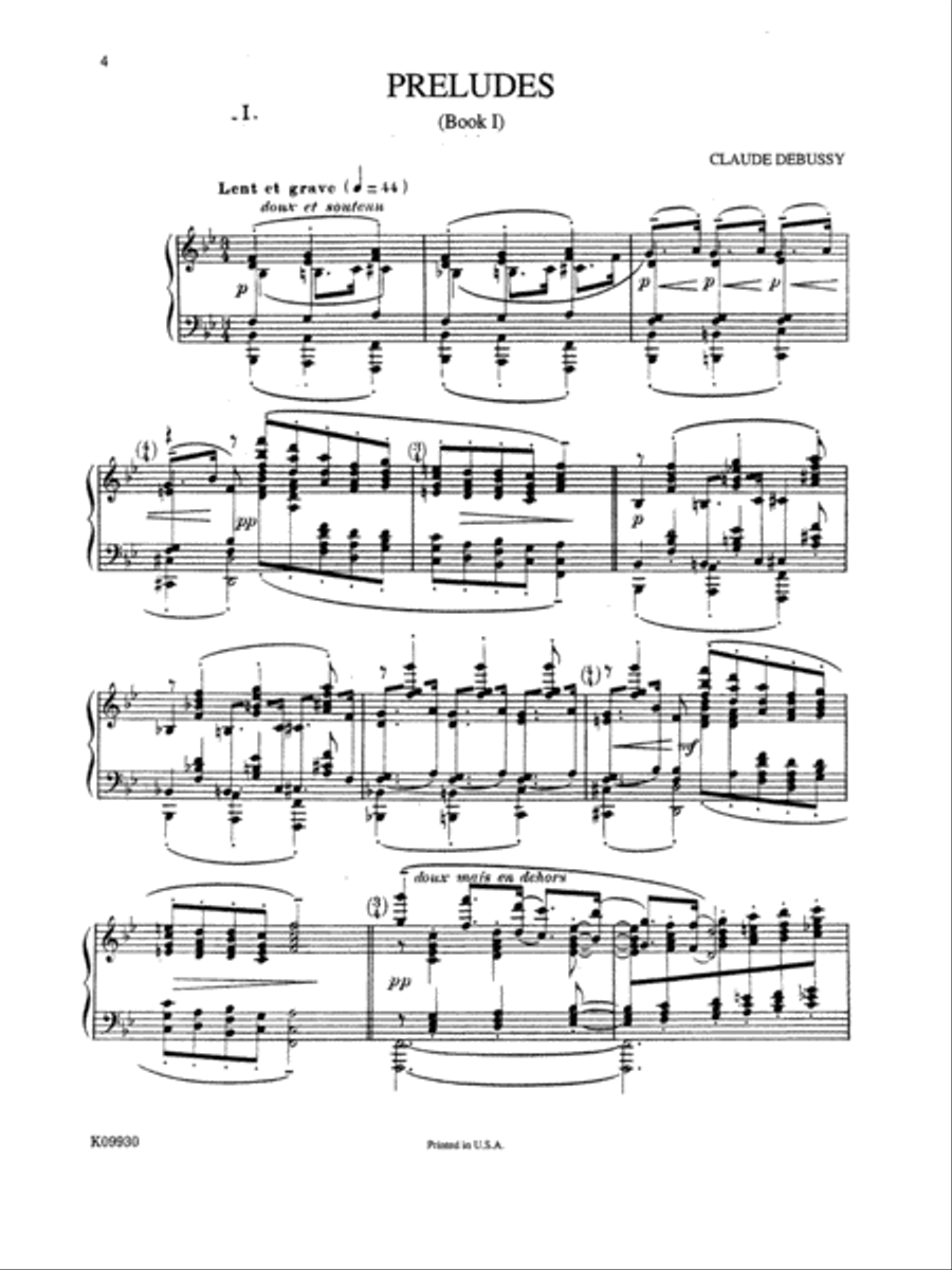 Preludes, Volume 1 Preludes, Volume 1 Piano Solo scores gallery preview page 5