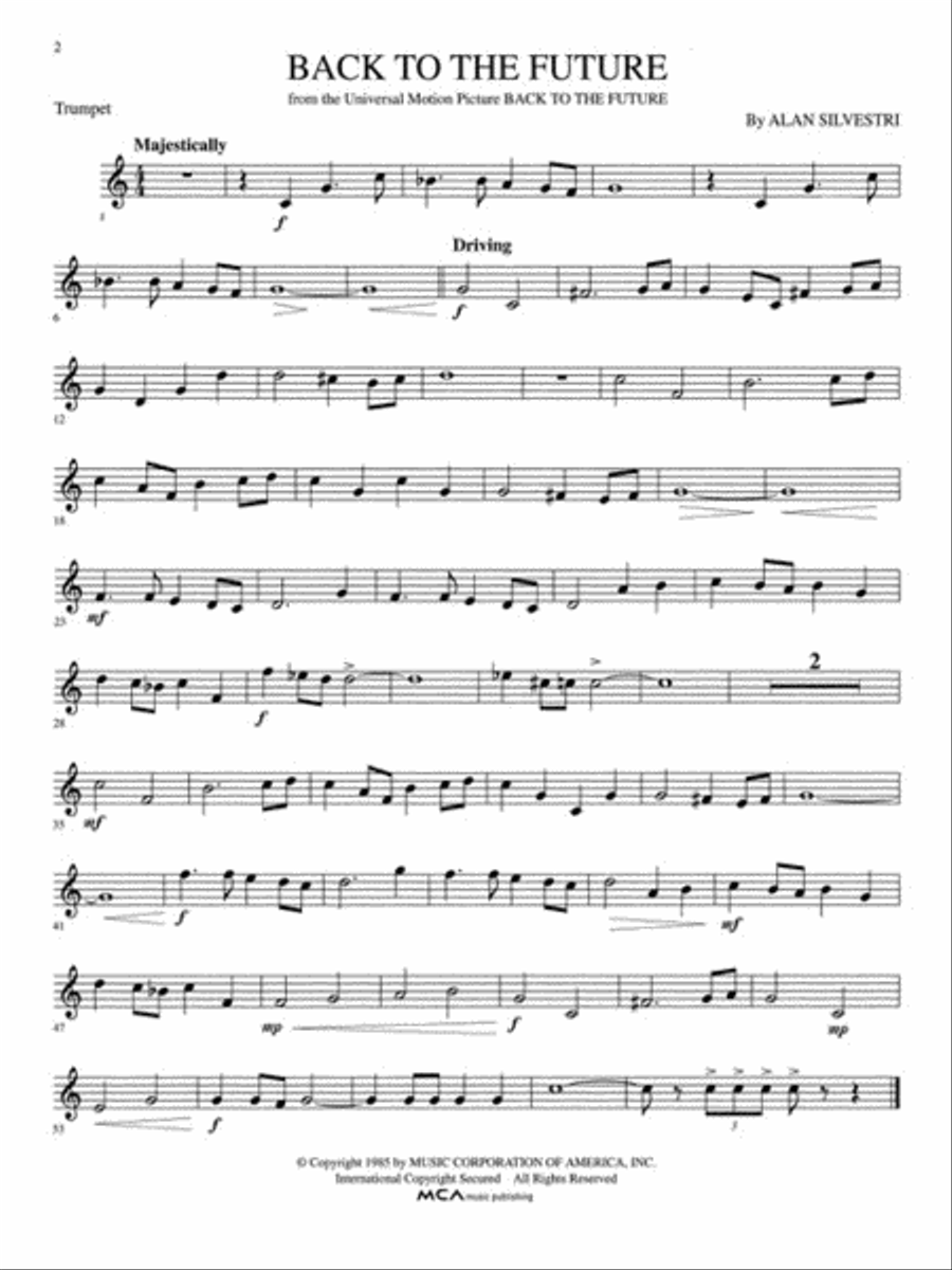 Favorite Movie Themes Trumpet Solo scores gallery preview page 3