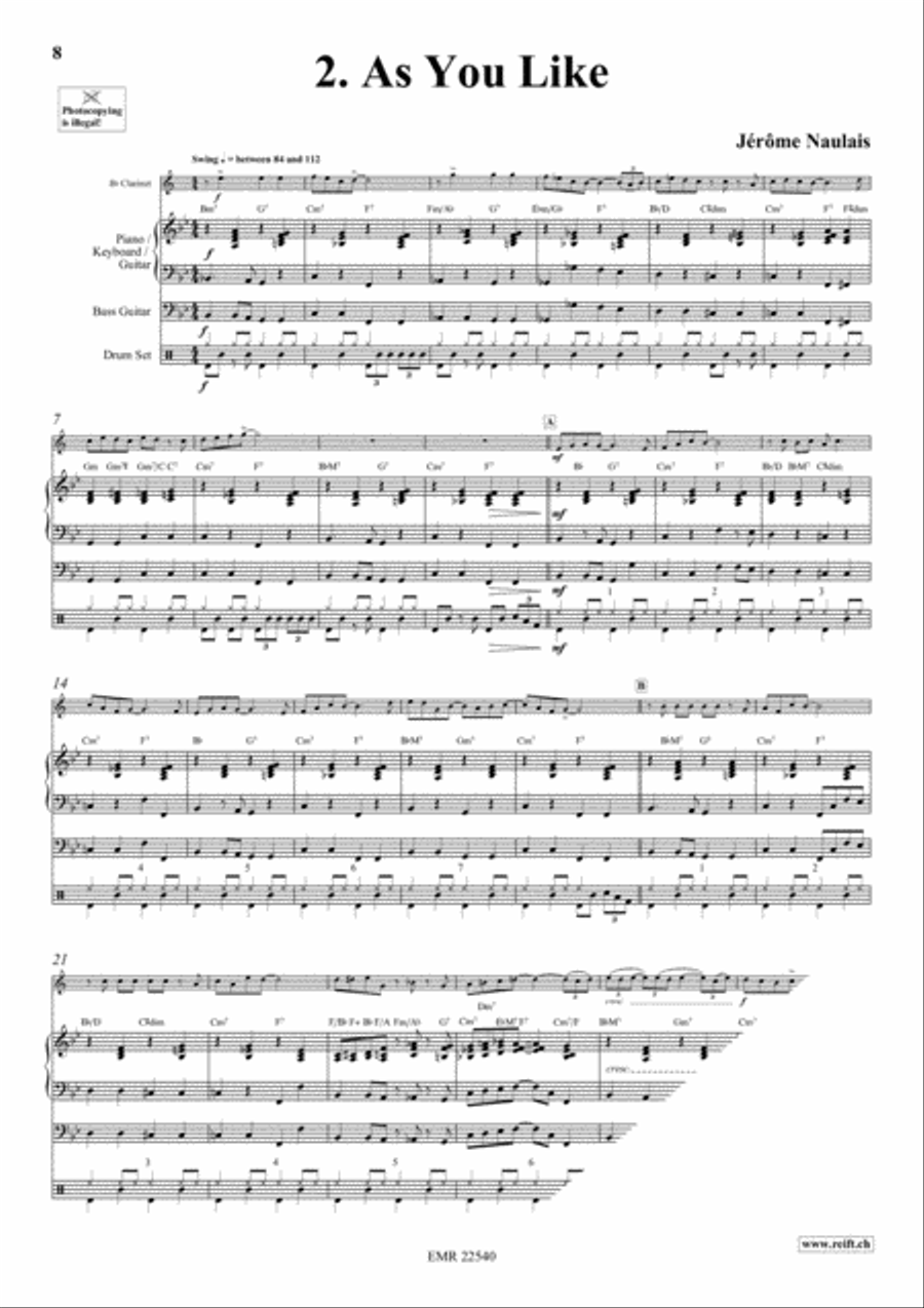 Play With Your Band Volume 1 Clarinet scores gallery preview page 4