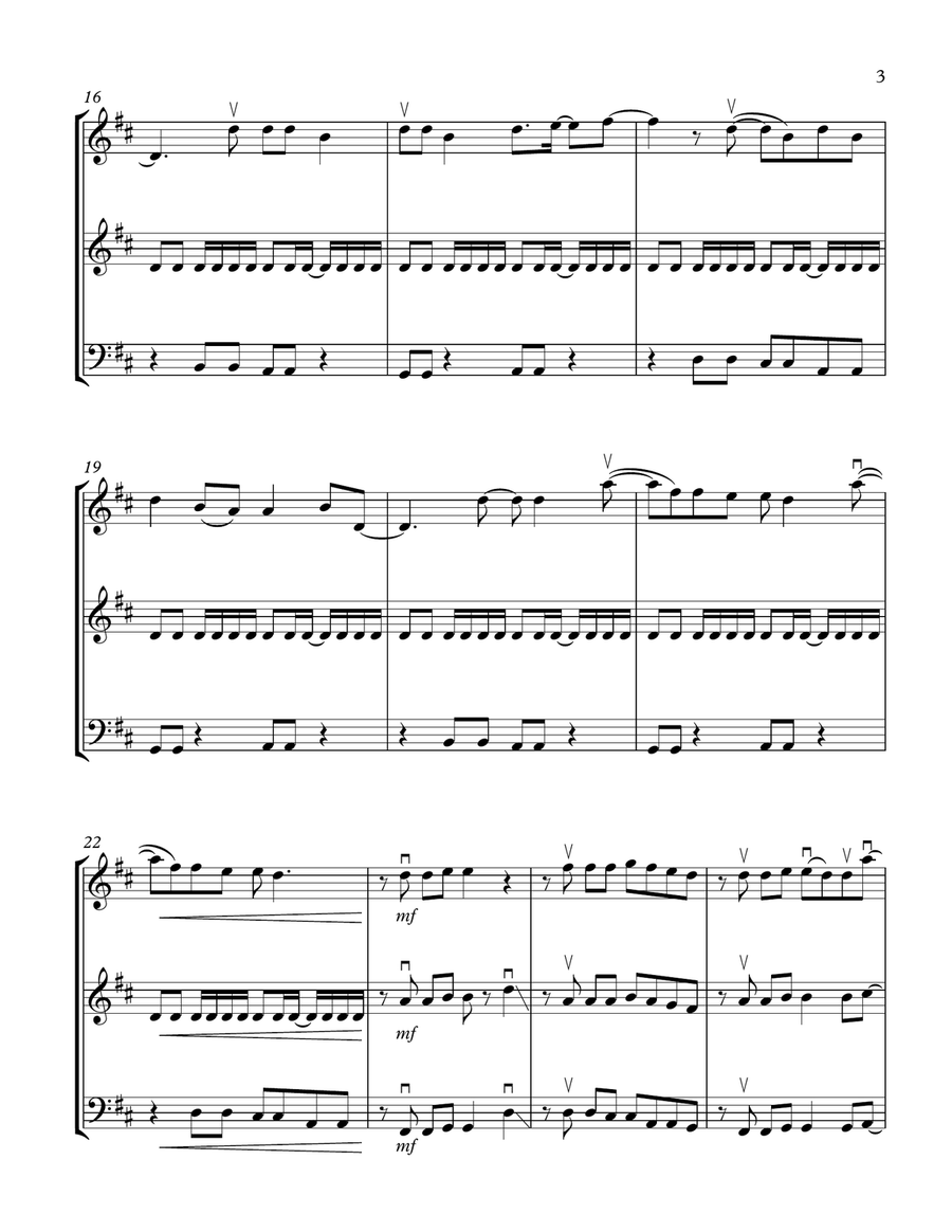 Shut Up And Dance String Trio scores gallery preview page 3