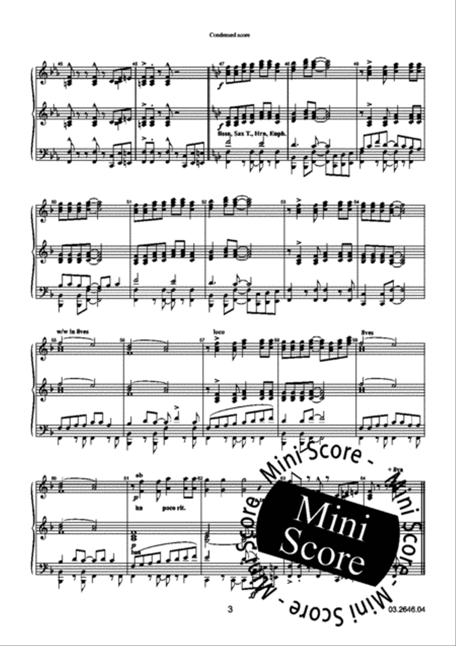 Day Oh Fanfare Band scores gallery preview page 16