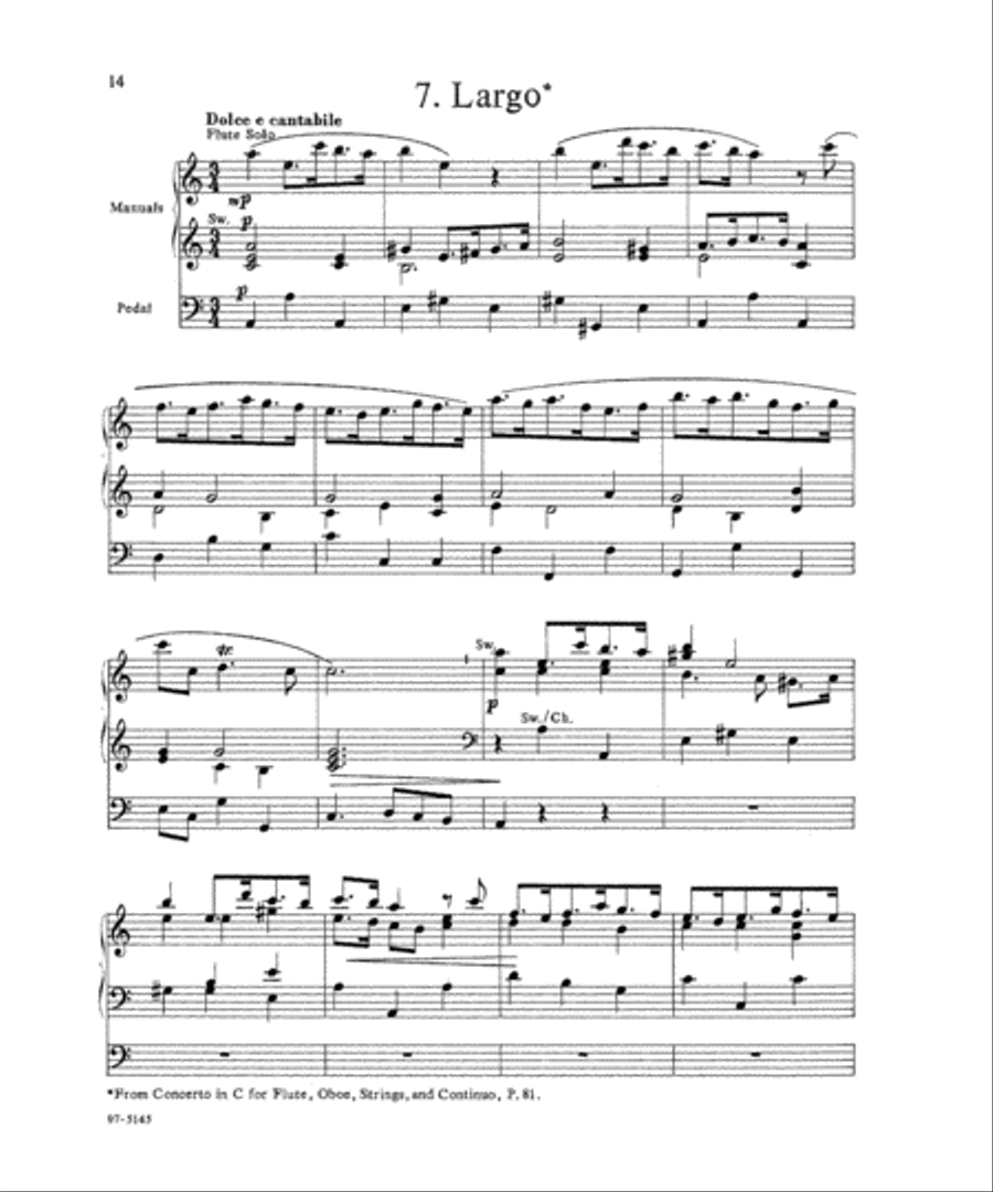 Seven Largos Organ scores gallery preview page 12