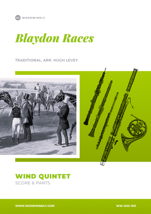 Blaydon Races - Geordie Ridley (Traditional) - Wind Quintet
