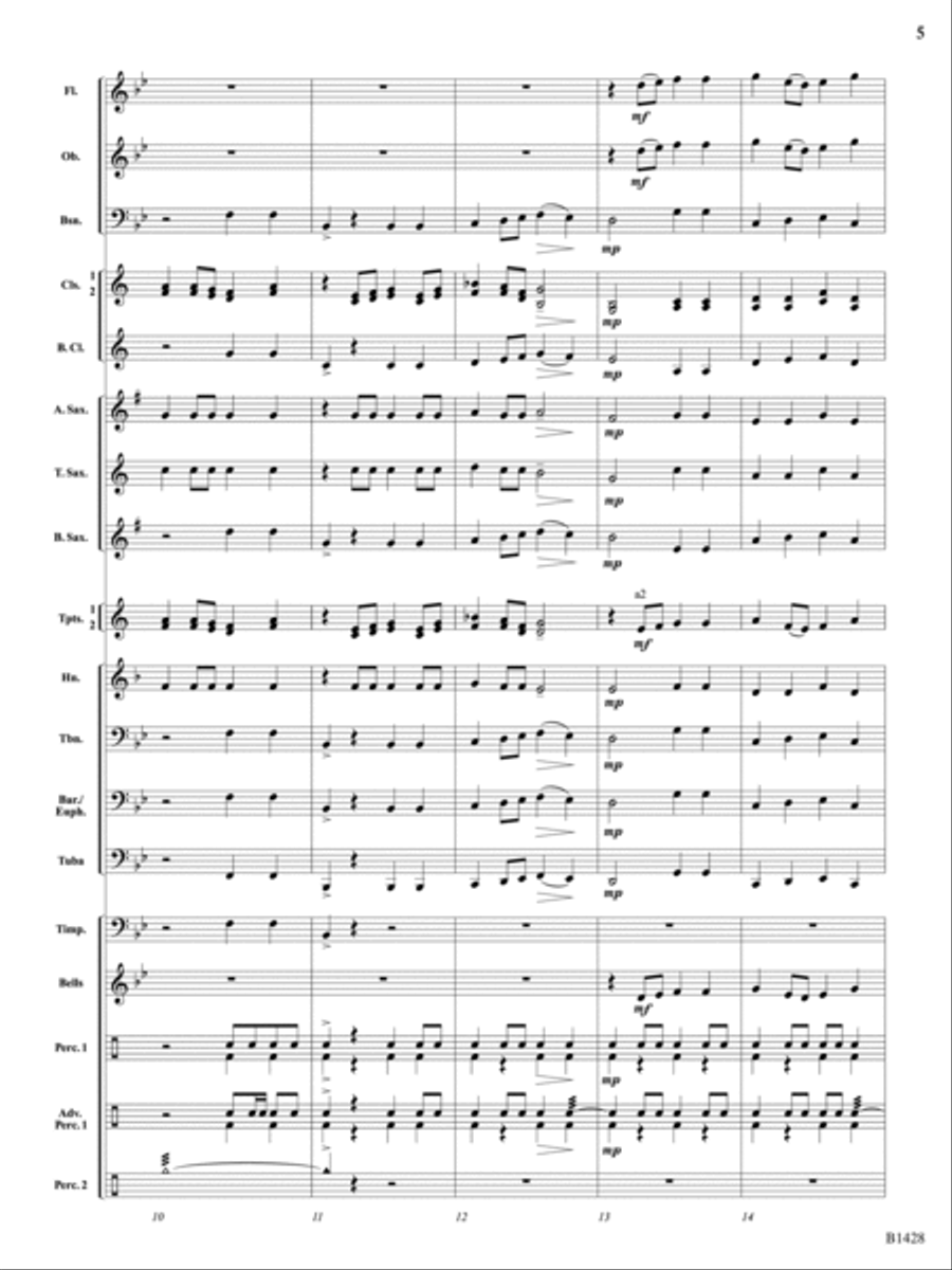 Corps of Discovery (The Great Voyage): Score Concert Band scores gallery preview page 5
