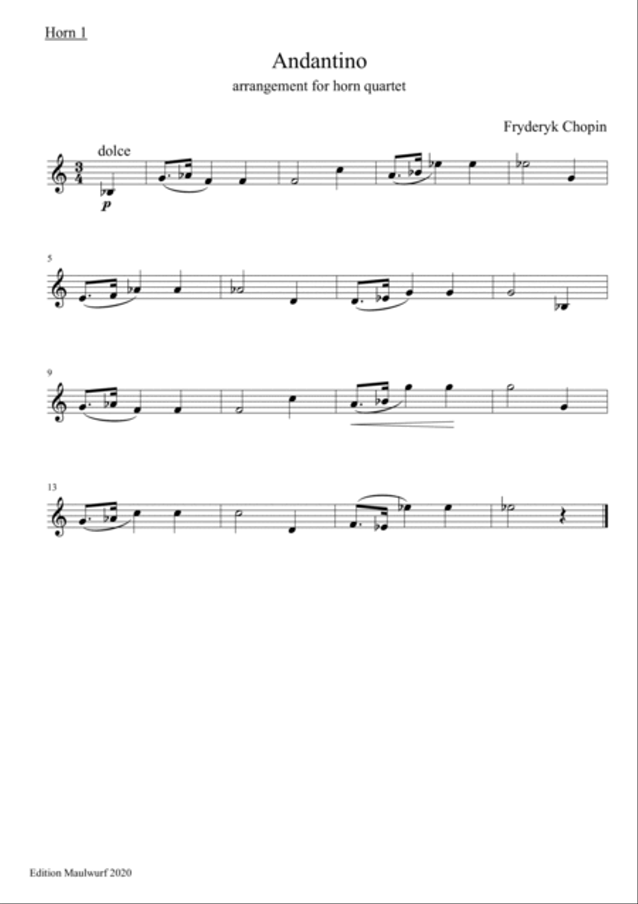 Andantino Andantino Brass Quartet scores gallery preview page 2