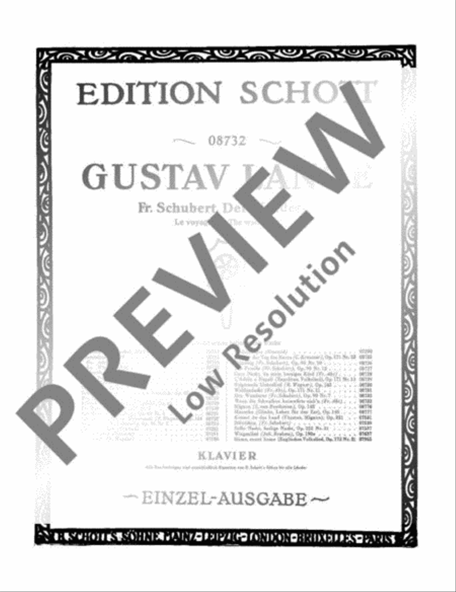 Der Wanderer Piano Solo scores gallery preview page 2