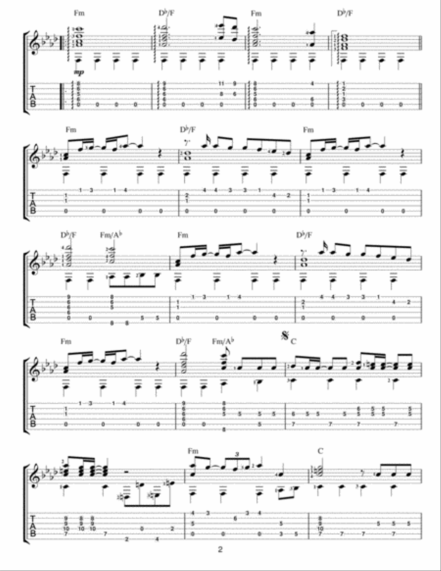 Voulez Vous Acoustic Guitar scores gallery preview page 2