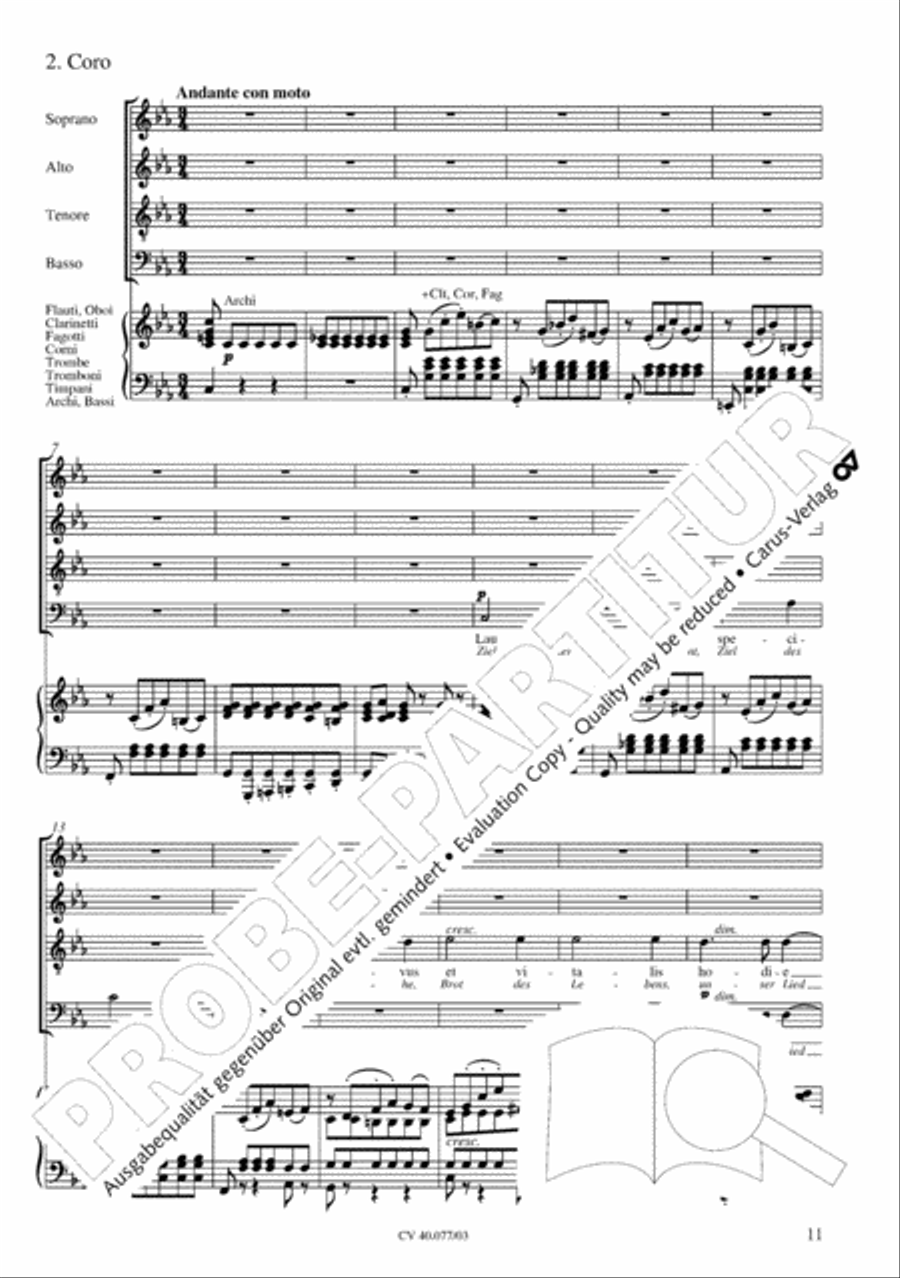 Lauda Sion Lauda Sion 4-Part scores gallery preview page 16