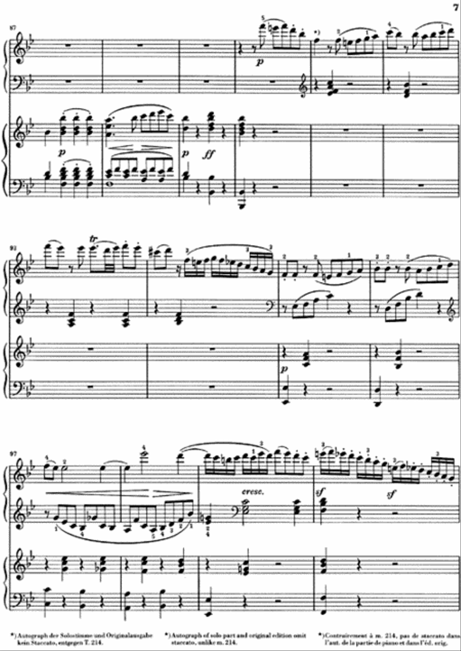 Concerto for Piano and Orchestra B Flat Major Op. 19, No. 2 Piano Solo scores gallery preview page 2