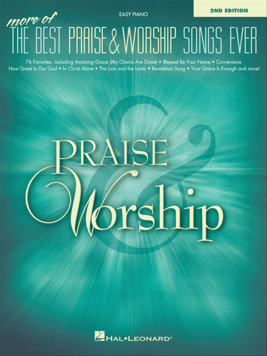 More of the Best Praise & Worship Songs Ever – 2nd Edition Easy Piano scores gallery preview page 1