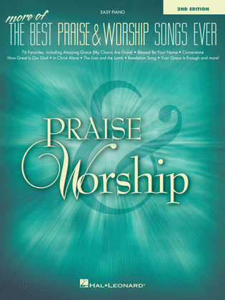 Book cover for More of the Best Praise & Worship Songs Ever – 2nd Edition