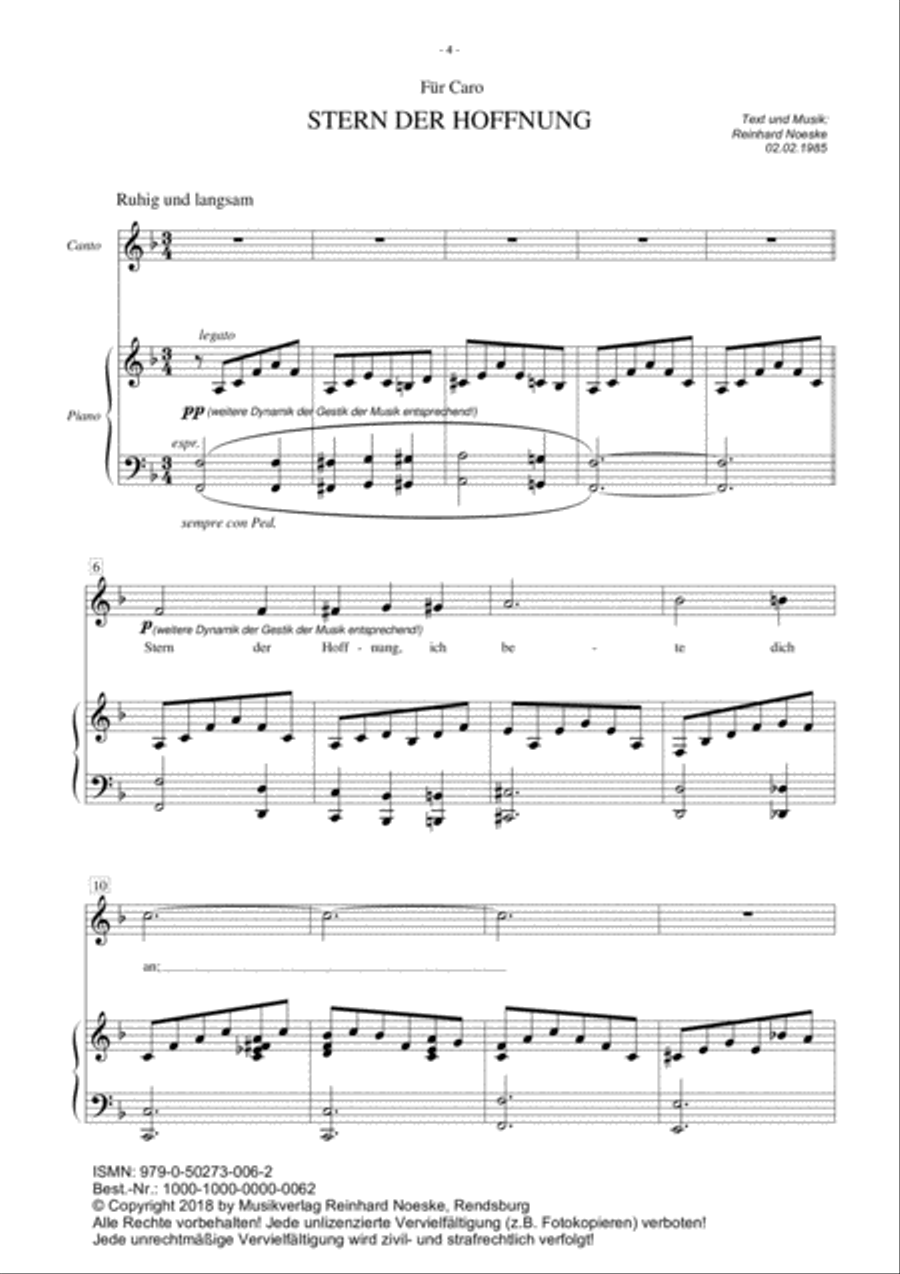 Stern der Hoffnung High Voice scores gallery preview page 4