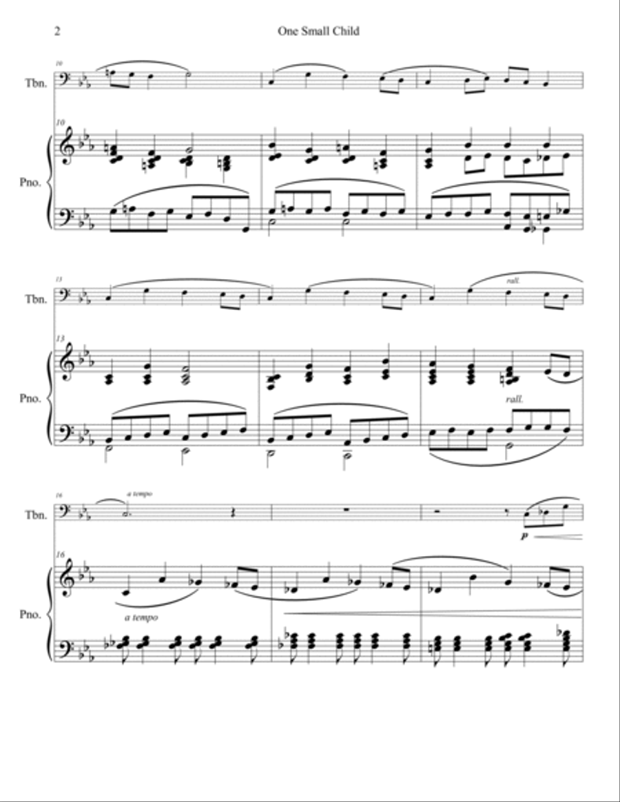 One Small Child Piano scores gallery preview page 3