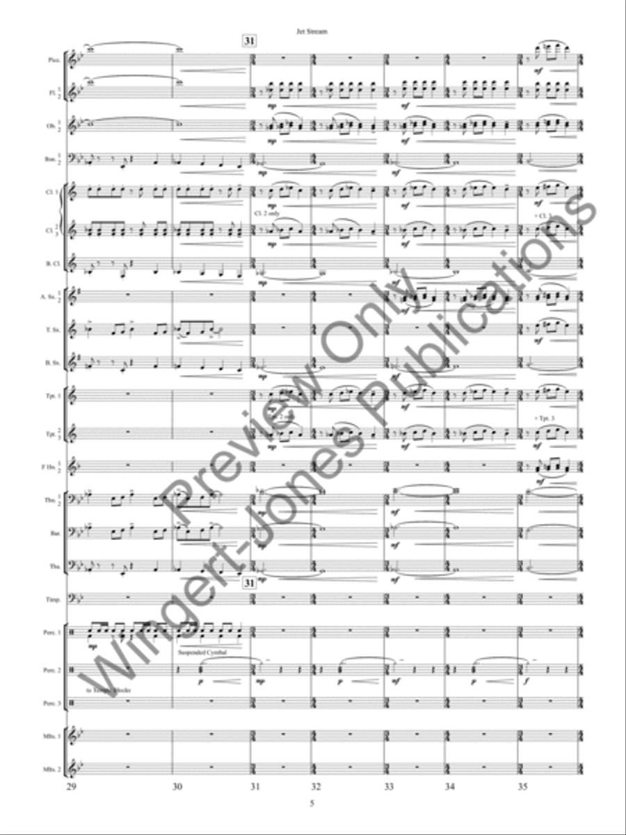 Jet Stream Concert Band scores gallery preview page 8
