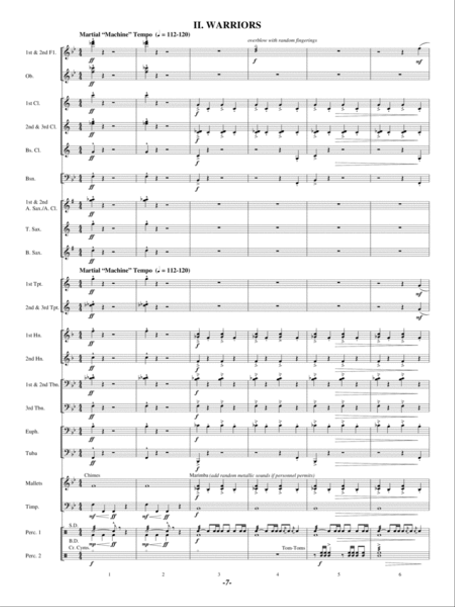 The Symphony of Souls The Symphony of Souls Concert Band scores gallery preview page 6