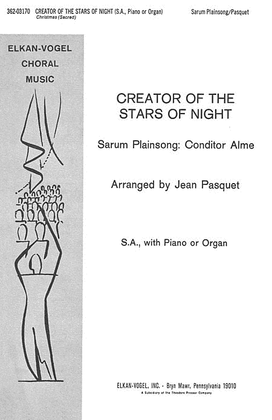 Creator of the Stars Of Night
