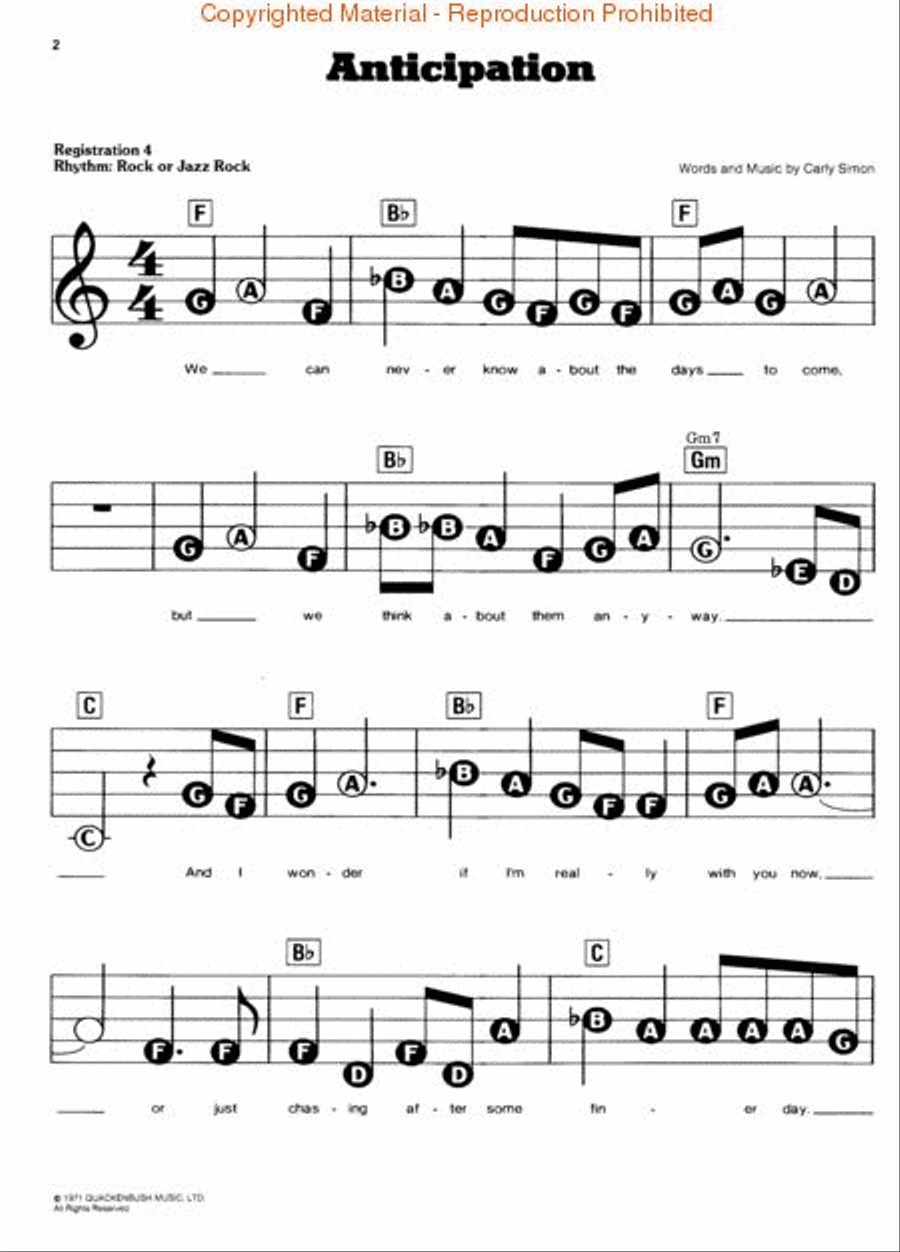 Forty Pop & Rock Classic Songs Voice scores gallery preview page 2