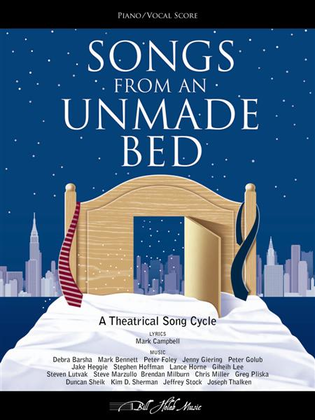 Book cover for Songs from an Unmade Bed (piano/vocal score)