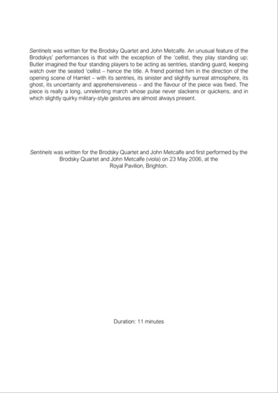 Sentinels String Quintet scores gallery preview page 2