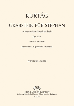 Grabstein Für Stefan Op 15C