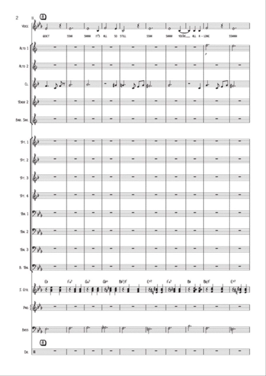 It's Oh So Quiet (und Jetzt Ist Es Still) Jazz Ensemble scores gallery preview page 3