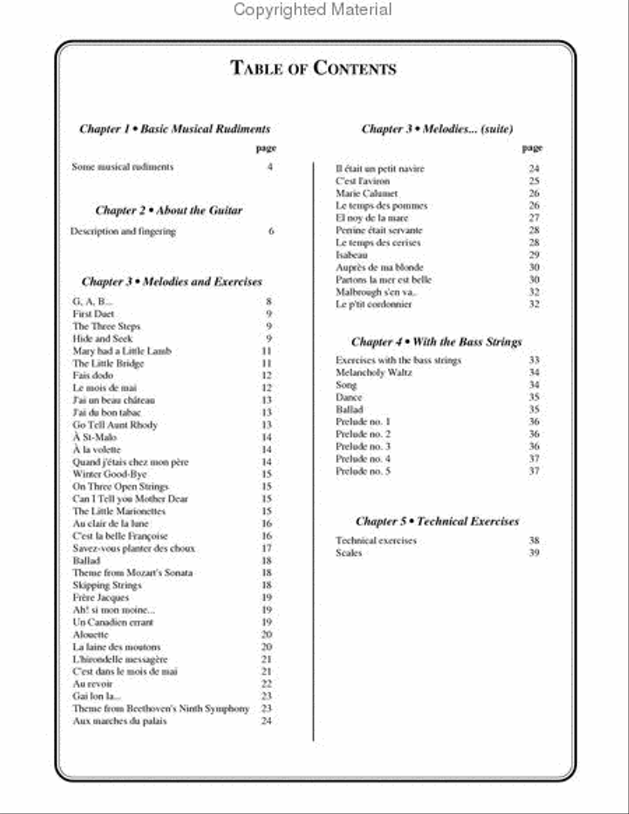 Guitar Method for Beginners Classical Guitar scores gallery preview page 2