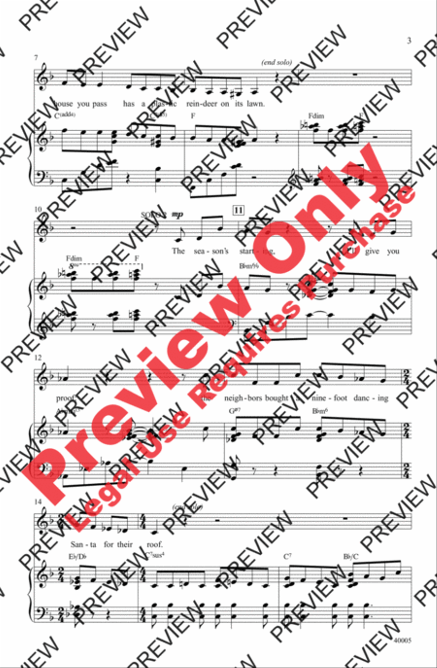 Counting Down to Christmas - SoundTrax CD (CD only) Choir scores gallery preview page 3