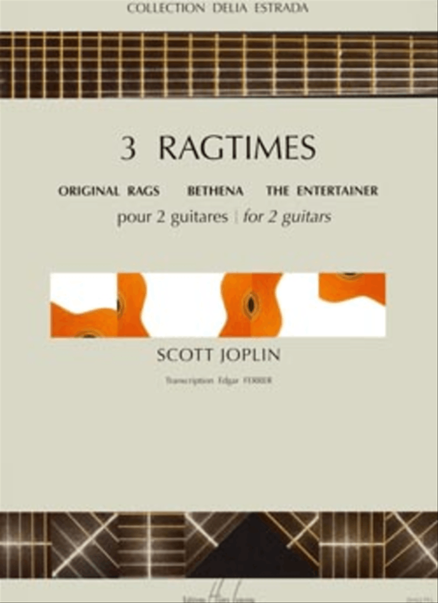 Ragtimes (3) Acoustic Guitar scores gallery preview page 1